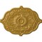 Ekena Millwork Pesaro Ceiling Medallion, Hand-Painted Iridescent Gold, 36"W x 26"H x 1 1/2"P CM36X26PEIGS - alternate 1